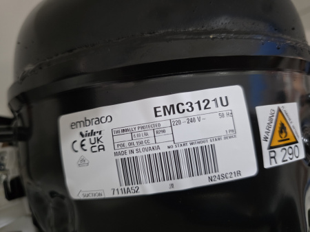 Компрессор EMC3121U Embraco 271Вт R290a LBP / MBP