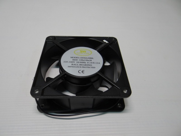 Вентилятор осевой YZ 120*38 BL, (220V, 20W,)