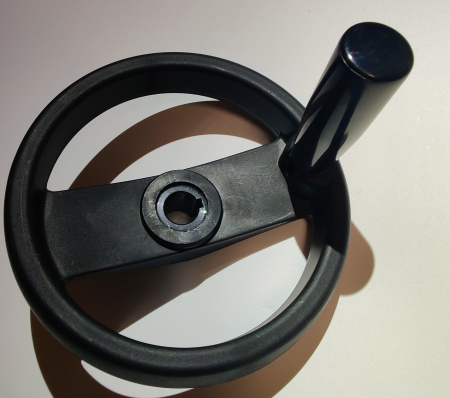 Штурвал сковороды с ручкой в сборе Абат (Черный) код 1804