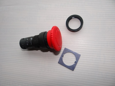 Кнопка SHN XB7 ES 545P (аварийного останова, красная, 22 мм), шт