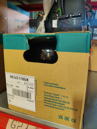 Компрессор NEU 2178 GK, LBP R404a 914Вт код 959OA5190AF Embraco Aspera