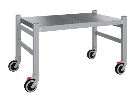 Подтоварник LOAD.ME.EXTRA INOX, В350, Г500 на колёсах