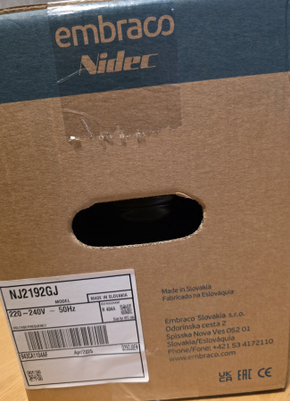 Компрессор NJ 2192GJ R404a Embraco1176Вт LBP код 943CA1104AF