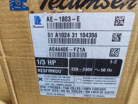 Компрессор AE 4440E-FZ1A (R22A) 967Вт код AE-1803-E (Tecumseh)