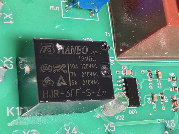 Блок управления пароконвектоматом Абат код 120000060008