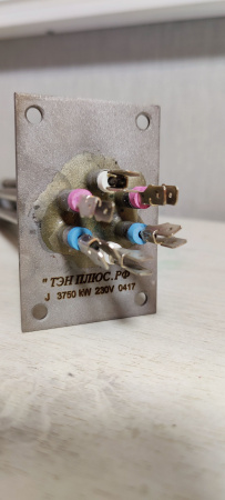 ТЭН В3-207 абат (прямоугольный фланец) для электроварки ЭВК код 120000069167