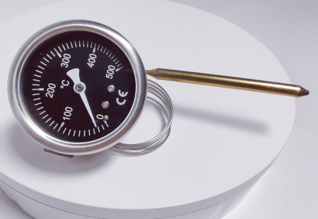 Термометр стрелочный 500С для Пицца печи Абат (ПЭП-4, ПЭП-6) код 120010003889