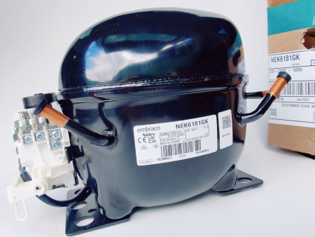 Компрессор NEK 6181 GK R404a 1094Вт MBP Embraco Aspera код 957MA51M1AJ (NEK6181GK)
