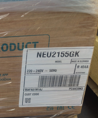 Компрессор NEU 2155 GK R404A Embraco Aspera 655Вт код 954FA51M1AJ