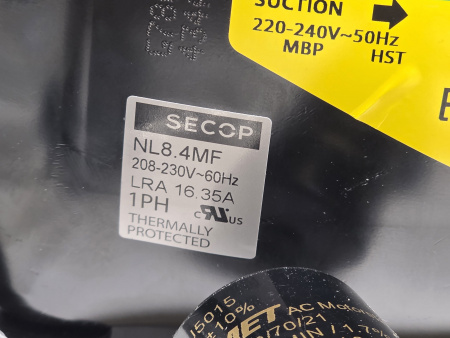 Компрессор NL8.4MF Secop (R134A, MBP) 818Вт код 105G7802