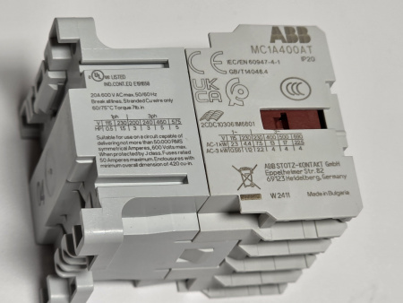 Контактор KVE1115A Unox магнитный пускатель 20a 230v 4p