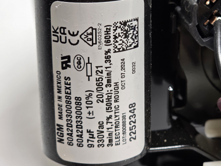 Компрессор NEU 6215 GK R404a 1862Вт MBP Embraco Aspera код 954EA23M1AJ (NEU6215GK)