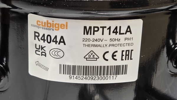Компрессор MPT 14 LA R-404A Cubigel 463Вт