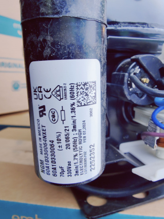 Компрессор NEU6210Z R134a 1239Вт MBP, HBP Embraco Aspera код 268HA51M1AJ Словакия