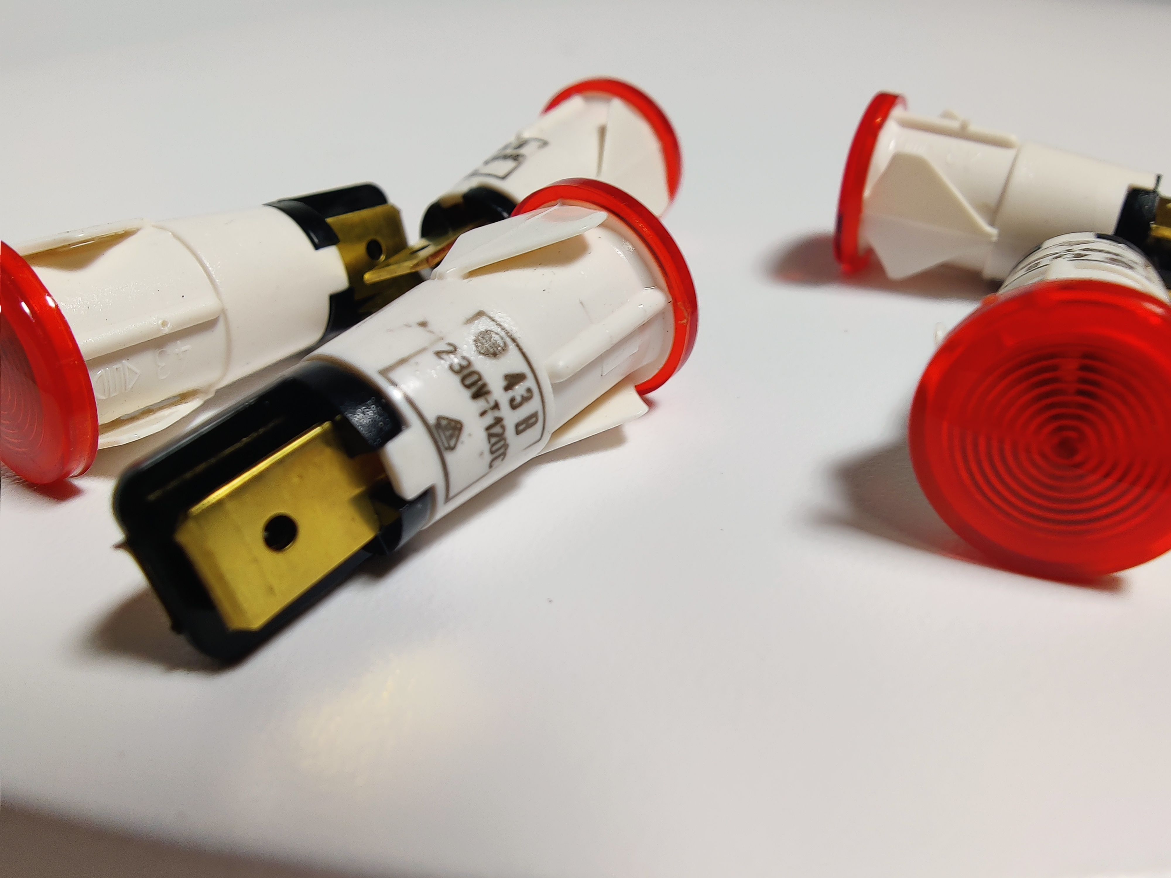 Лампа индикации Абат красная код 120000006630 (Комплект 5шт)