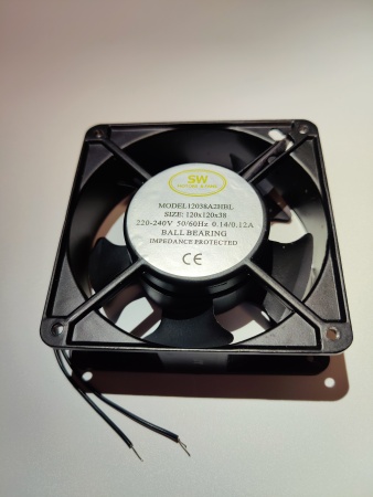 Вентилятор осевой YZ 120*38 BL, (220V, 20W,)