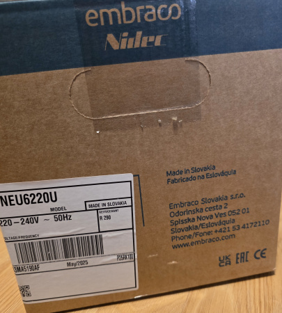 Компрессор NEU 6220U R290 Embraco 1317Вт MBP код 863MA5190AF