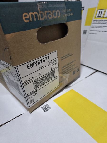 Компрессор EMY6187Z 1019Вт R134 HBP/MBP Embraco