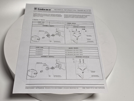 Компрессор FFI 12HBK R134a Embraco 319Вт широкодиапазонный LBP MBP HBP