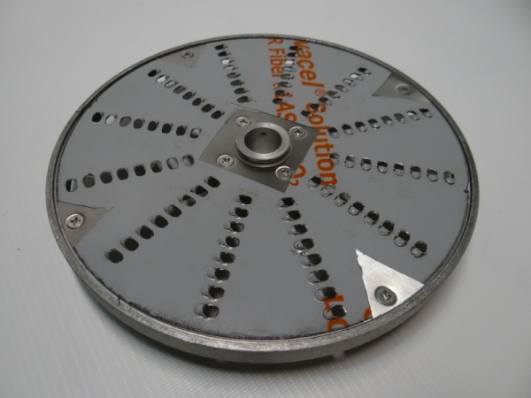 Диск шинковочный для нарезки соломкой 4,5х3 мм (алюминий+нерж) для МКО-50