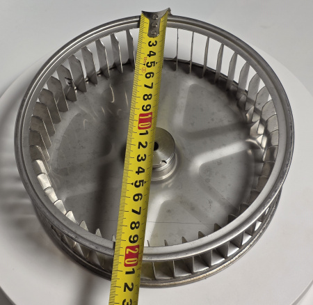 Крыльчатка 200х61 вал 8 мм для конвекционной печи Абат КЭП-4 код 110000025329