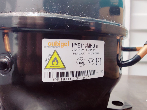 Компрессор HYE113MHUa R600a 196вт CUBIGEL