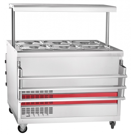 Прилавок для холодных закусок ПВВ(Н)-70ПМ-НШ передвижной 