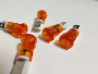 Индикаторная LED лампа 230B 12мм оранжевая (Комплект 5шт)