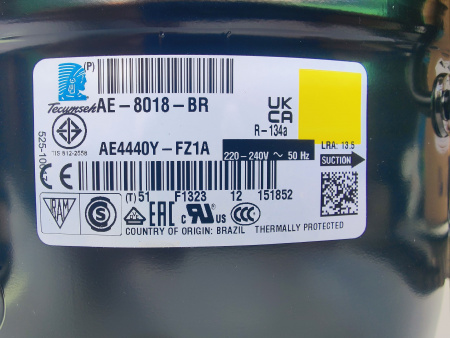 Компрессор AE 4440Y-FZ1A (R134A)1070Вт код AE-8018-BR (Tecumseh)