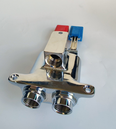 Педальный смеситель MONOLITH ITALY код ERMES003 (2 педали), холодная и горячая вода G1/2