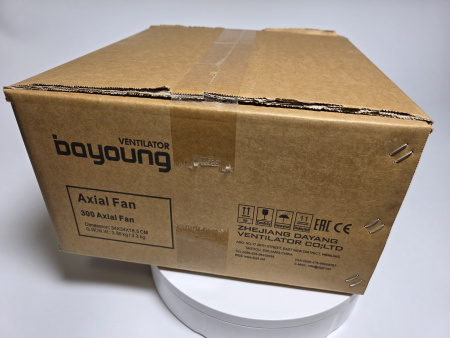 Вентилятор осевой Boyoung YWF 4E-300 220V всасывающий YWF-4E-300S-E5L