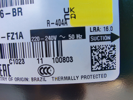 Компрессор AE4440Z-FZ1A (R404A) код AE-1278-E (Tecumseh)