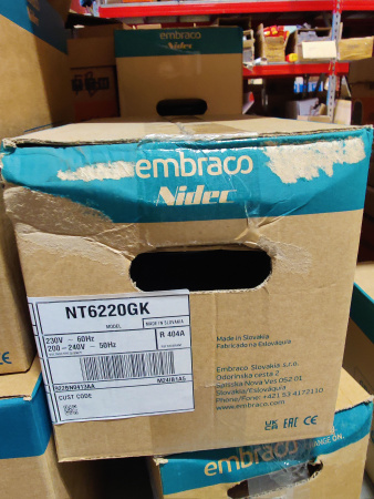 Компрессор NT6220GK R404A 1215Вт Embraco код 922BN0413AA MBP