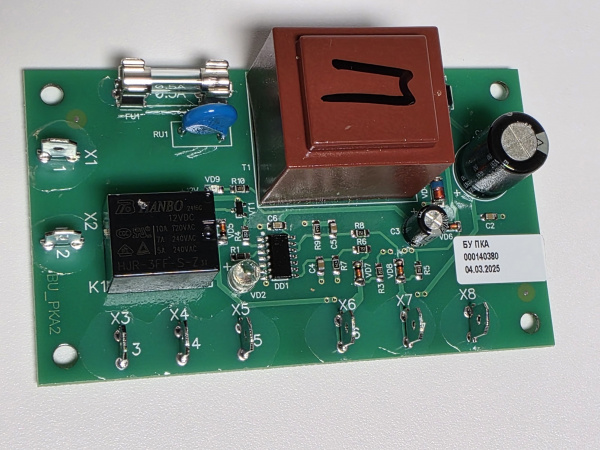 Блок управления пароконвектоматом Абат код 120000060008