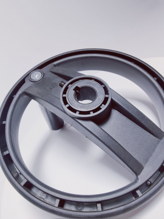 Штурвал сковороды с ручкой в сборе Абат (Черный) код 1804