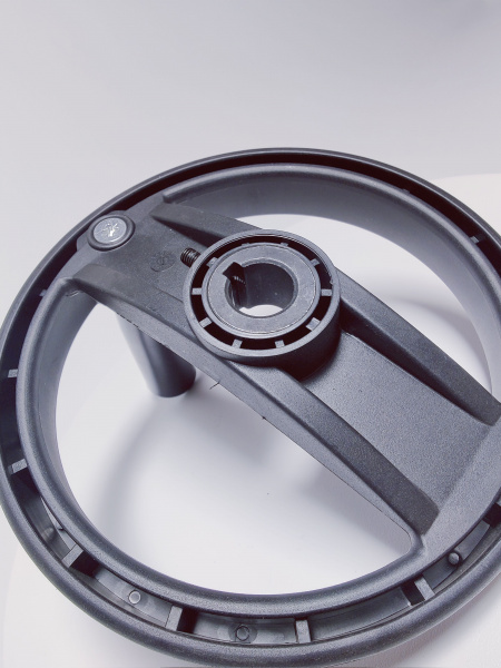 Штурвал сковороды с ручкой в сборе Абат (Черный) код 1804