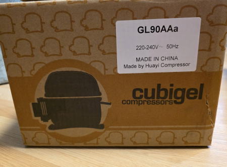 Компрессор GL90AAa R-134a CUBIGEL 224Вт Низкотемпературный LBP