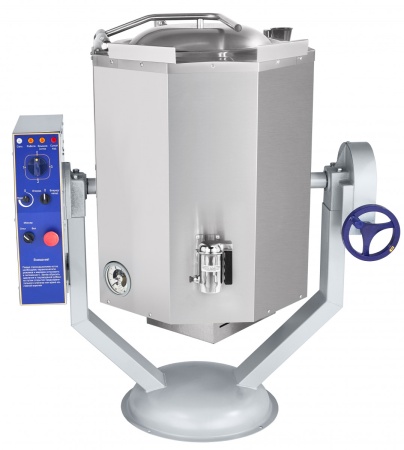 Котел пищеварочный КПЭМ-60-ОМР со сливным краном 