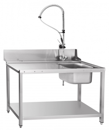 Предмоечный стол СПМП-7-4 с душем 