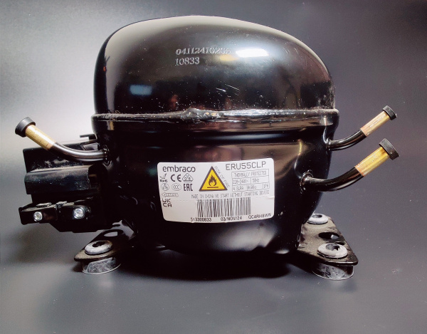 Компрессор ERU 55 CLP R600a 160Вт Низкотемпературный LBP Embraco Aspera