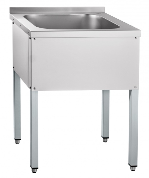 Ванна моечная односекционная ВМП-6-1-5РЧ (каркас крашеный) 