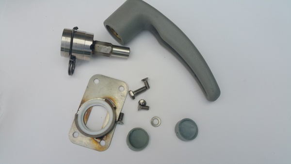 Ремкомплект замка ПКА6-13П с ручкой, шт