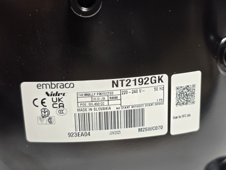 Компрессор NT 2192GK R404a Embraco1076Вт LBP код 923EA0422AA