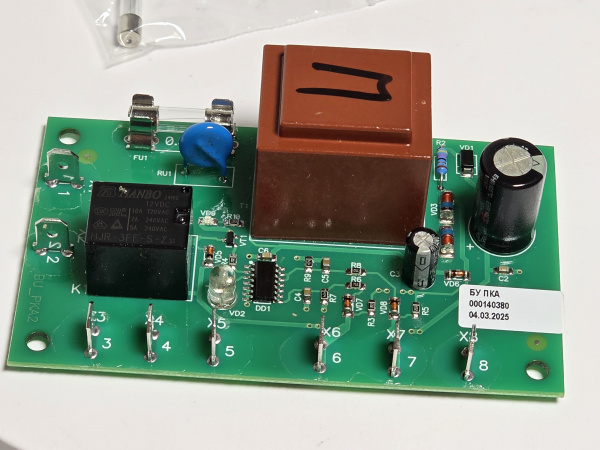 Блок управления пароконвектоматом Абат код 120000060008