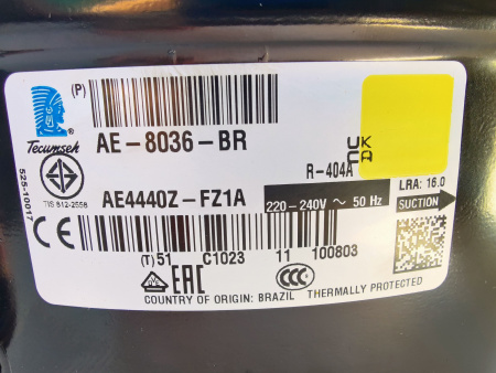 Компрессор AE4440Z-FZ1A (R404A) код AE-1278-E (Tecumseh)