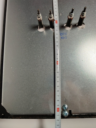 Конфорка КЭТ-0,12/3,0 Гомельторгмаш (2 тэна) 415х295х30мм код 012.15