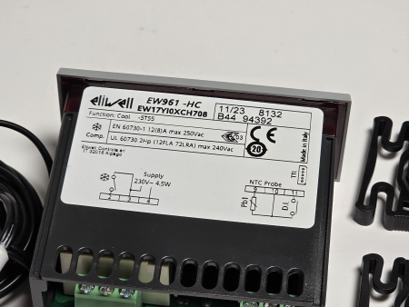 Контроллер eliwell EW961 -HS датчик-1шт Италия Серый