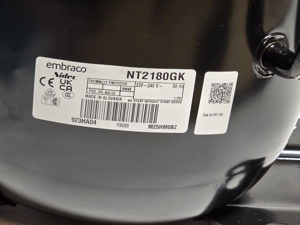 Компрессор NT 2180GK R404a Embraco 984Вт LBP код 923HA0413AA