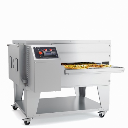 Конвейерная печь для пиццы ПЭК-800 с дверцей 