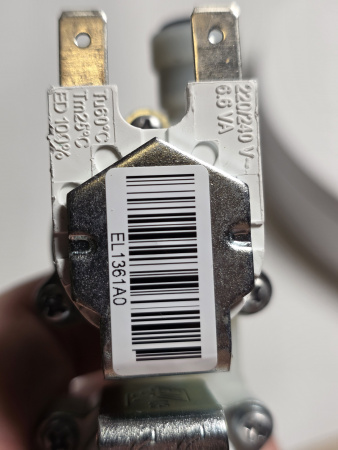 Клапан соленоидный двух ходовой KEL1361A / KEL1360A Unox